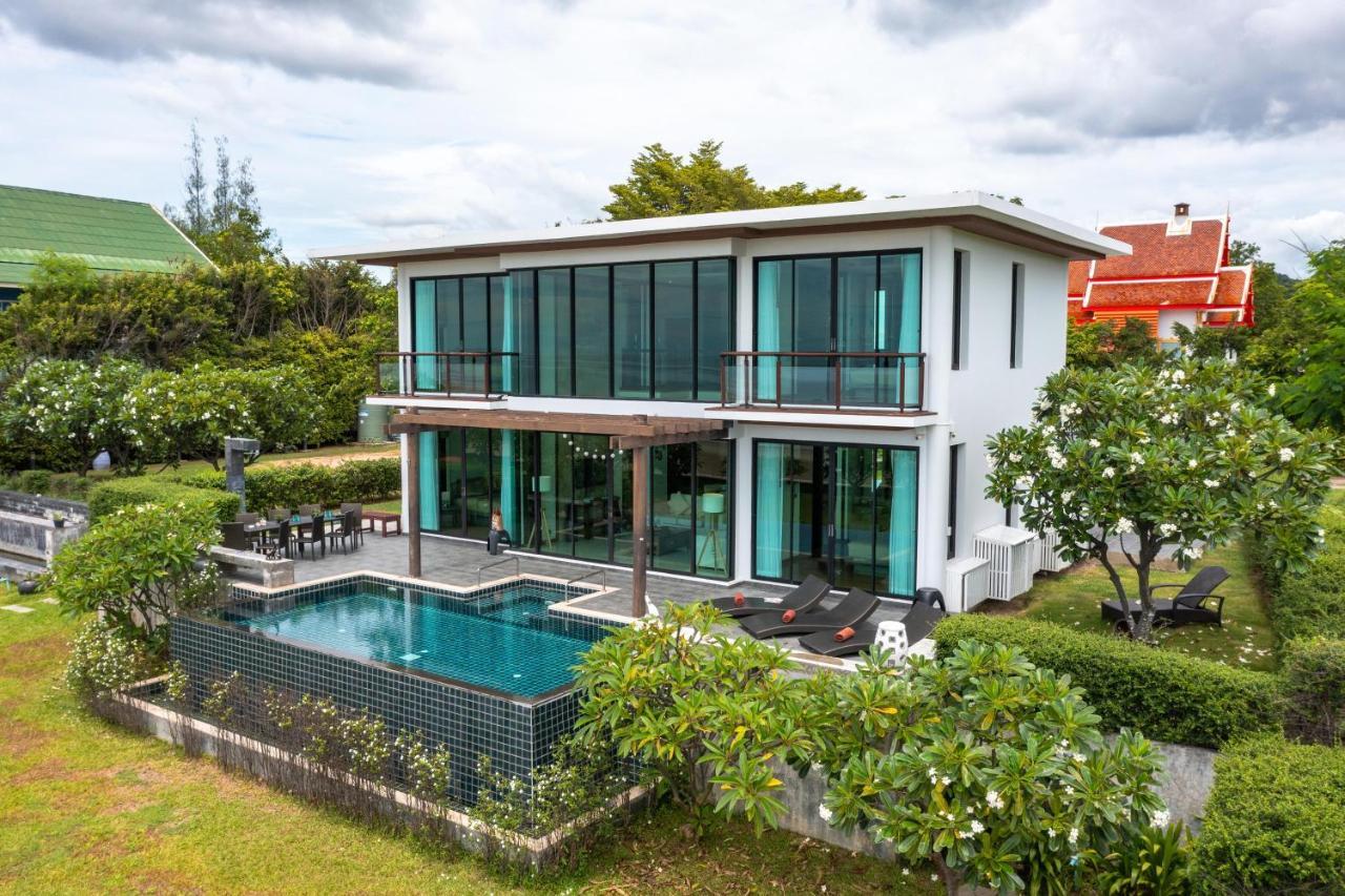 Beachfront Modern 4 Bedroom Pool Villa - Rv 후아 힌 외부 사진