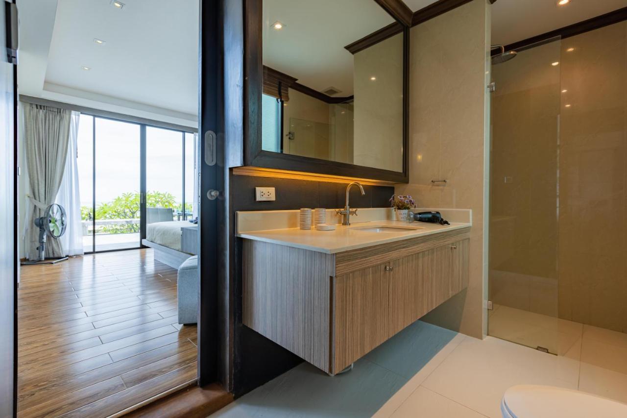 Beachfront Modern 4 Bedroom Pool Villa - Rv 후아 힌 외부 사진