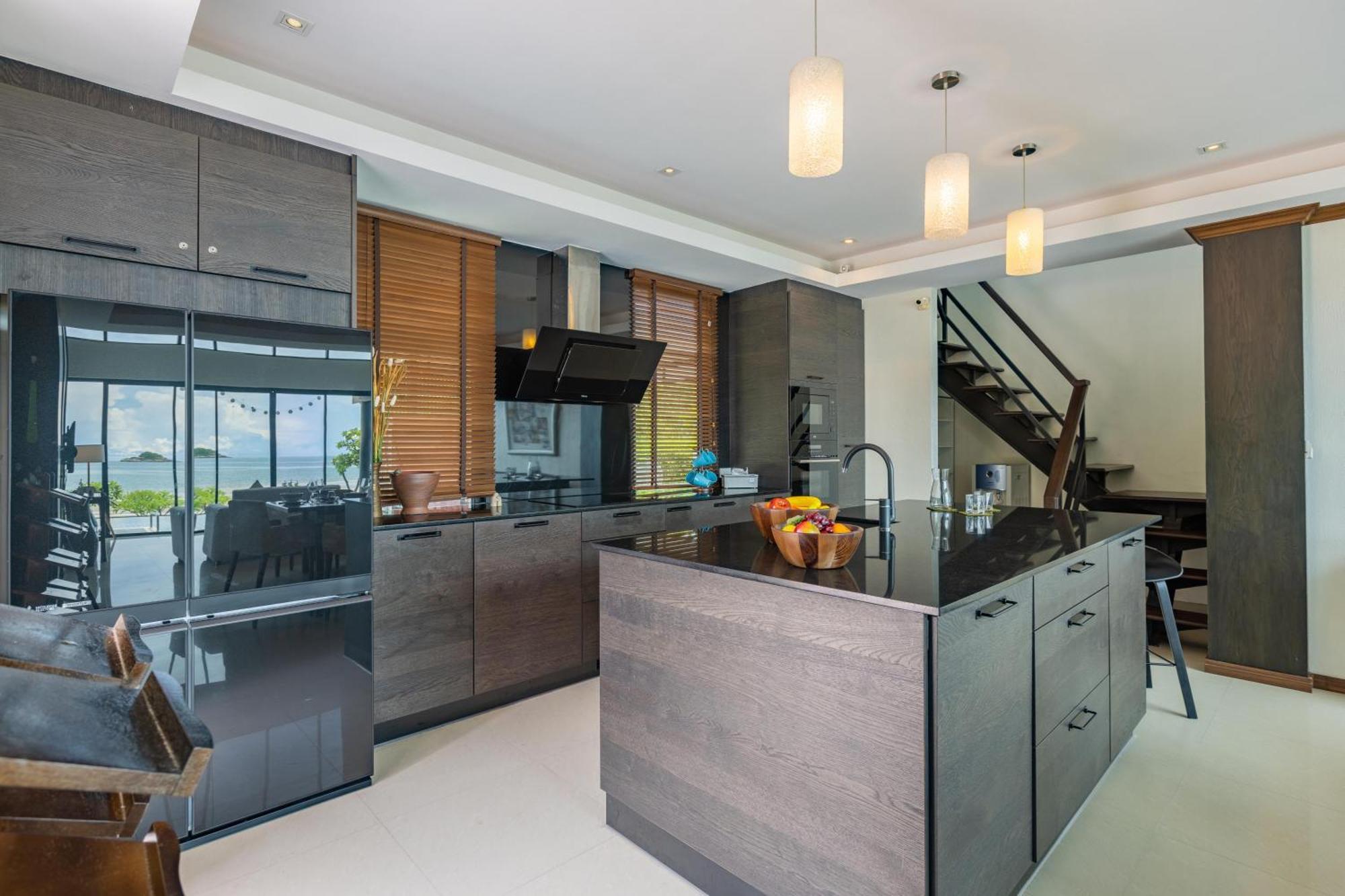 Beachfront Modern 4 Bedroom Pool Villa - Rv 후아 힌 외부 사진