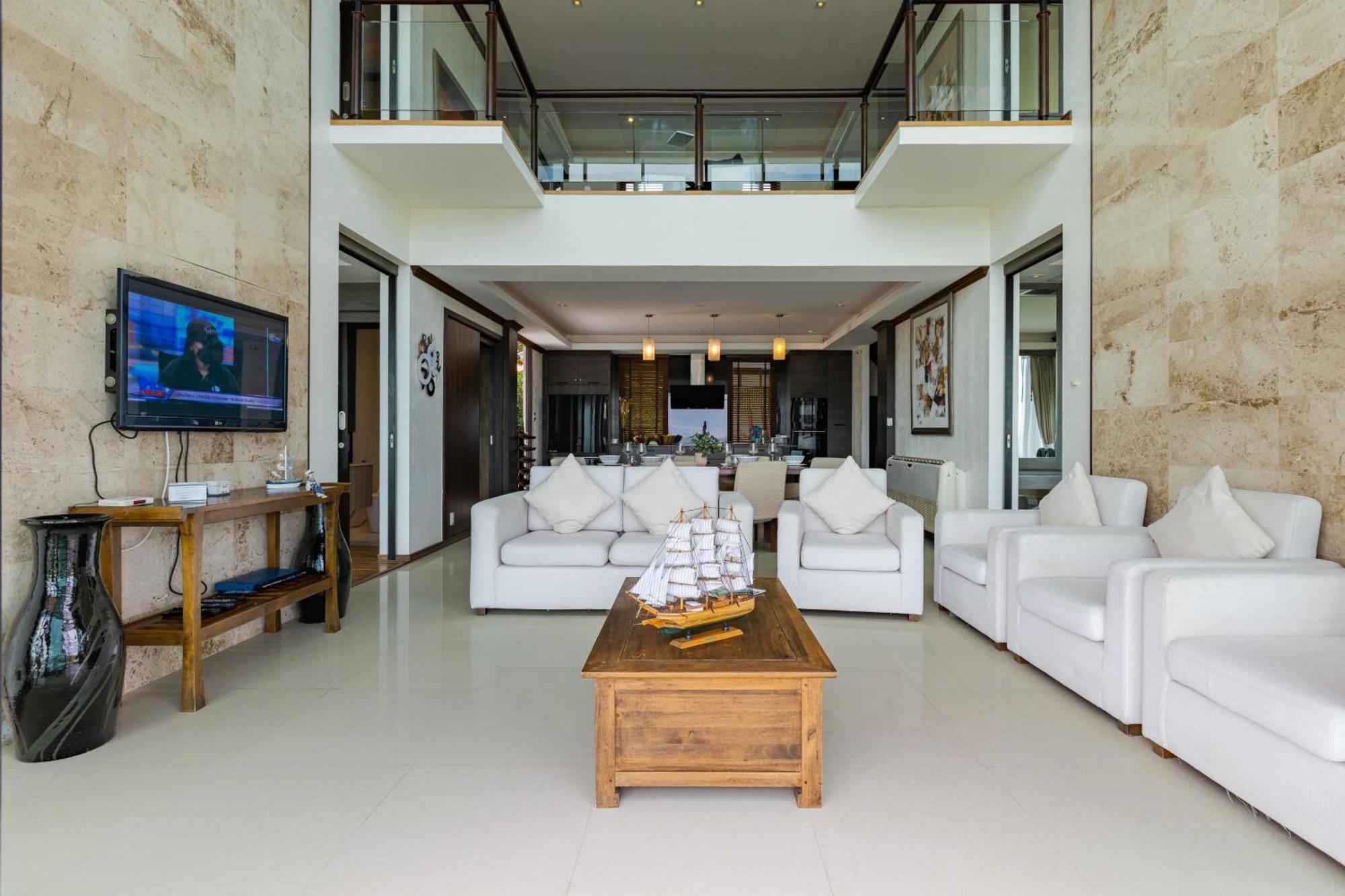 Beachfront Modern 4 Bedroom Pool Villa - Rv 후아 힌 외부 사진